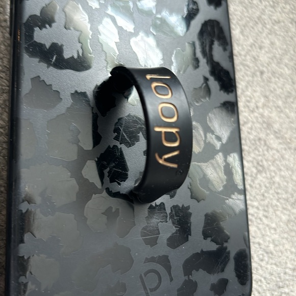 Loopy Cases 6.1 inch iPhone 13 Pro case Midnight Leopard - Picture 2 of 2